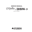 Guidelines for repair and maintenance of Hyundai R36N-7