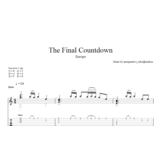 The Final Countdown (Europe) ноты, табы.