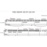 SHOW MOST GO ON (QUEEN)для аккордеона/баяна/фортепиано
