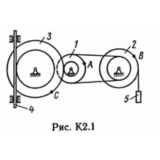 Решение задачи К2 рис 1 усл 0 (вариант 10) Тарг С.М. 89