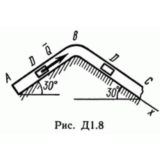 Решение Д1 В80 (рисунок Д1.8 условие 0) термех Тарг 89