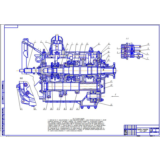Чертеж Коробка передач Газ 3309