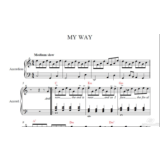 My Way ноты для аккордеона ( Фрэнк Синатра)