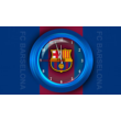 FC Barselona Clock Screensaver