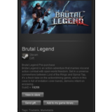 Brutal Legend Pre-purchase - STEAM Gift - Region Free