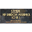 V.I.P. RANDOM! IN EACH THIRD PURCHASE MEGAPACK 10 KEYS