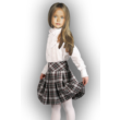 Pattern children´s pleated skirt with basque