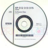Диск с драйверами для Epson XP-312, XP-313, XP-315