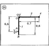 Решение задачи Д7 (задание 1) Вариант 25 Диевский В.А.