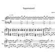SuperNatural ноты для фортепиано