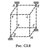 Решение С3-87 (Рисунок С3.8 условие 7 С.М. Тарг 1989 г)