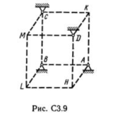 Решение С3-91 (Рисунок С3.9 условие 1 С.М. Тарг 1989 г)