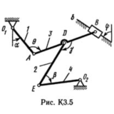 Решение К3-55 (Рисунок К3.5 условие 5 С.М. Тарг 1989 г)