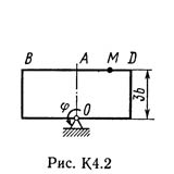 Решение К4-27 (Рисунок К4.2 условие 7 С.М. Тарг 1989 г)