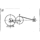 Задача К4 Вар. 22 термех из решебника Яблонский АА 1978