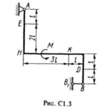 Решение С1-37 (Рисунок С1.3 условие 7 С.М. Тарг 1988 г)