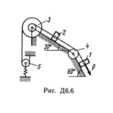 Решение Д6-65 (Рисунок Д6.6 условие 5 С.М. Тарг 1989 г)