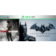 Tomb Raider / Batman: AO - DLC | XBOX 360 | license