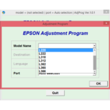 Adjustment program Epson L132, L222, L312, L362, L366