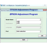 Adjustment program Epson L455, L456