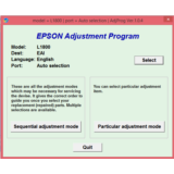 Adjustment program Epson L1800