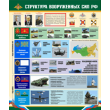 Плакат Структура Вооруженных сил РФ 2024