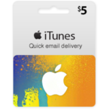 Itunes Gift Card $5 USA - без комиссии