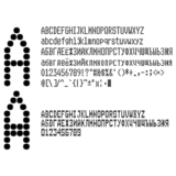 Шрифт ККМ матричного принтера EPSON TM-U950 вер.1(ttf)