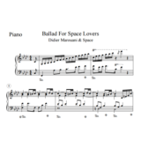 Ноты Didier Marouani & Space - Ballad For Space Lovers
