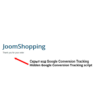 Google Conversion Tracking for Joomshopping