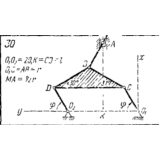 Задача К2 Вар. 30 термех из решебника Яблонский АА 1978