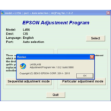 Epson L455, L456 Adjustment Program
