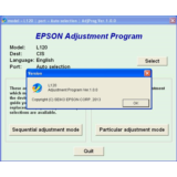 Epson L120 Adjustment Program