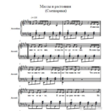Массы и растояния (м/ф Смешарики) ноты для аккордеона
