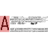 Шрифт терминала оплаты VKP-80, версия 1