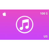 Подарочная карта iTunes 100 долл. US-регион