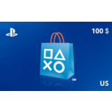 Подарочная карта PlayStation Network 100 долл. US