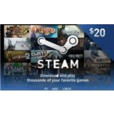 Steam Wallet Gift Card $20 USD