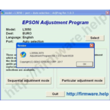 Epson L3050, L3070 Adjustment Program