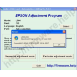 Epson L565, L566 Adjustment Program