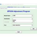Epson L382, L386, L486 Adjustment Program