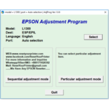 Epson L1300 Adjustment Program