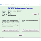 Epson BX305F Adjustment Program