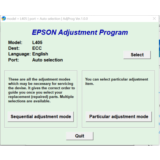 Epson L405 Adjustment Program