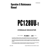 Komatsu PC128UU-1 Operation and Maintenance Manual