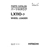 Hitachi LX110-7 Parts Catalog