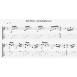 Everlasting summer Main theme - на гитаре ноты+табы
