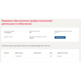 Правовое обеспечение профессиональной деятельности.Тест