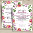 Wedding invitation template "Flori"