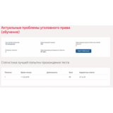 Актуальные проблемы уголовного права.Тест Синергия